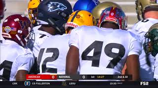 NCAAF 2017 NFLPA Collegiate Bowl 20 01 2018 American vs National [upl. by Nairbo]