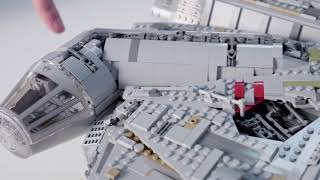 UCS Millennium Falcon  LEGO Star Wars  75192  Designer Video [upl. by Eylk]