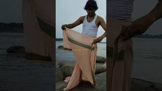 How to wear Dhoti dhoti kaise pahnte hai short viralvideo dhotistyle shortvideo [upl. by Naletak]