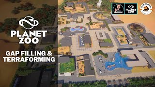 Planet Zoo Gap Filling amp Terraforming A Zoo  Newtropic Zoo ep 18 [upl. by Aekim684]