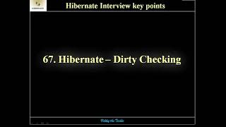 HB67 Hibernate  Dirty Checking [upl. by Oicanata642]