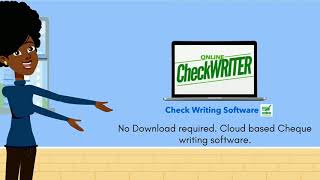 Check Writing Software  Print Cheques from any Printer or Computer [upl. by Ahtebbat]