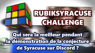 RUBIKSYRACUSE CHALLENGE  Commenté par medematiques et Hiken [upl. by Ansela]