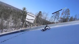 CRASHING ON PINE MOUNTAIN SKI JUMP  Jason Asselin [upl. by Asial]