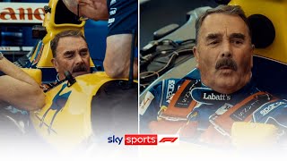 The moment Nigel Mansell was reunited with his iconic Williams ♥ [upl. by Therine23]