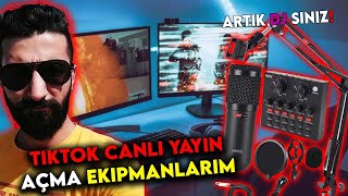 CANLI YAYIN AÇMA EKİPMANLARIM ARTIK DJ SİNİZ LASTVOİCE BM800 V8PLUS MİKSER [upl. by Eyahc]