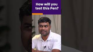 How Will You TEST This Pen  Software Testing  Testing Classes Pune [upl. by Yelahc]