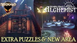 Escape First Alchemist EXTRA PUZZLES amp NEW AREA  Amulet  telescope Puzzle amp Blue  Orange Spheres [upl. by Ginevra]