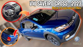 REVIEW COMPLETO INTERIOR EXTERIOR E DIRIGIBILIDADE DA SAVEIRO CROSS POR R 123 MIL [upl. by Barrington]