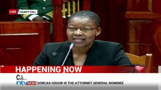 AttorneyGeneral nominee Dorcas Oduor vetting  FULL INTERVIEW [upl. by Crissy2]