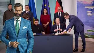 Zelensky en Allemagne  Appel Urgent à lAide Militaire pour lUkraine [upl. by Nerrad609]