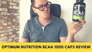 Optimum Nutrition BCAA 1000 Capsules Review [upl. by Jaenicke]