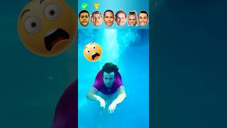 Football Players Epic Water Jump Challenge 🥶 [upl. by Arlen497]