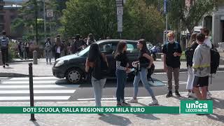 Dote scuola dalla regione 900 mila euro [upl. by Annaicul721]