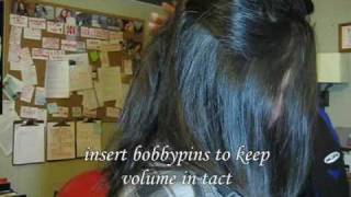 Hair Tutorial Sleek amp Sexy quothalfdoquot Cassie Inspired [upl. by Reube]