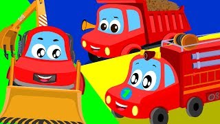 Truck Song  Little Red Car Shows For Toddlers  Cartoon Video For Children by Kids Channel [upl. by Adiell796]