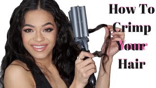 How To Crimp Your Hair Tutorial [upl. by Torto]