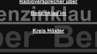 Radioversprecher Benzinklau im Kreise Höxter [upl. by Remsen]