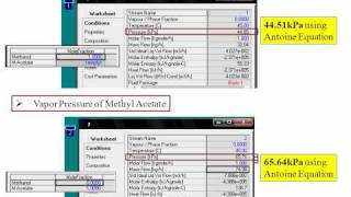 VaporLiquid Equilibrium using HYSYS [upl. by Vez871]