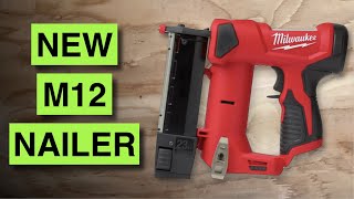 NEW Milwaukee M12 23gauge Pin Nailer  review [upl. by Tahpos]