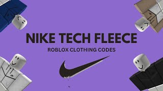 Nike tech fleece and outfits Roblox clothing codes for games [upl. by Nanaj]