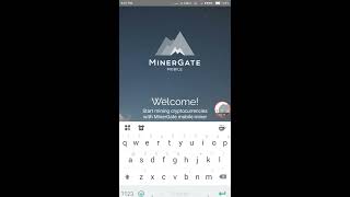 Mining gratis menggunakan HP Android terbaru menggunakan MinerGate [upl. by Ennovy]