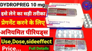 DYDROPREG Dydropreg use in hindi dydropreg use in pregnancydydropreg for benefits dosesideeffect [upl. by Adnoved934]