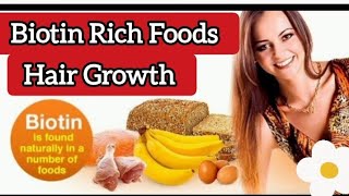 Biotin Rich Foods for Men and Women  Biotin Rich Foods for Hair Growth [upl. by Enilorak82]