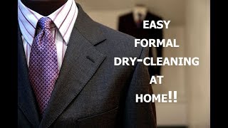 Suit Dry Cleaning at Home  Blazers Dry Cleaning at Home in EnglishCoat Pant Dry Cleaning At Home [upl. by Jamal]