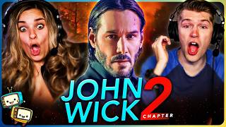 JOHN WICK CHAPTER 2 Movie Reaction  First Time Watch  Keanu Reeves  Laurence Fishburne [upl. by Thais282]