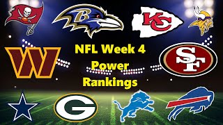 Quarter Season NFL Power Rankings 2024 [upl. by Okoyik]