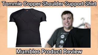 Cure For Sore Back Tommie Copper Mens ProGrade Short Sleeve Shoulder Support Shirt Review [upl. by Killarney]