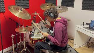 Gianluca Pellerito  Smokin Out the Window Bruno Mars amp Anderson Paak Drum Cover [upl. by Ariaes]