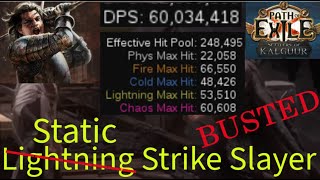 POE 325 Ambush Static Strike Slayer  Secretly Strong  60M DPS  Zoom  All Content [upl. by Annaik913]