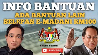 BANTUAN KEWANGAN RAKYAT SELEPAS BAYARAN EMADANI RM100 [upl. by Ane]