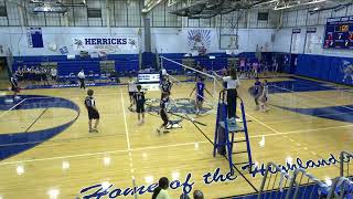 Herricks High Schools Varsity Volleyball vs Plainview Old Bethpage JFK High School 102323 [upl. by Arataj]