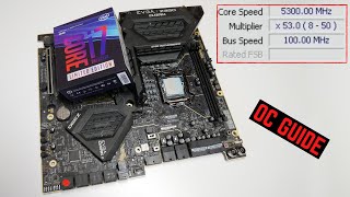 Overclocking an Intel 8th Gen Core i5–i7 8600K8700K8086K to 5253GHz on EVGA Z390 DARK [upl. by Rawdon512]