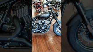 2022 Indian Chief Bobber Dark Horse with Stage 1 Exhaust shorts [upl. by Eirameinna]