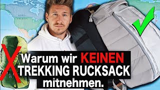 Das PERFEKTE REISEGEPÄCK 🎒für die Weltreise  Reisegepäck Tipps Douchbag Rucksack  Handgepäck [upl. by Deland]