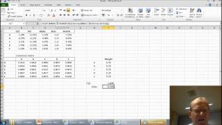 Optimal portfolios with Excel Solver [upl. by Ponce]