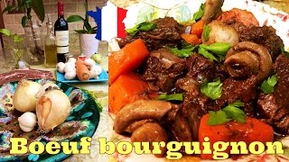 Cuisine française Boeuf bourguignon [upl. by Biernat]