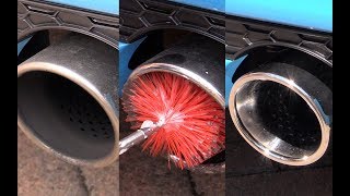 SixStage Exhaust Tip Clean [upl. by Genevra]