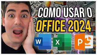 Como usar o OFFICE 2024 Word Excel PowerPoint GRÁTIS SEM PROGRAMAS [upl. by Hagi271]