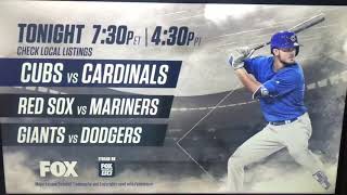 Fox Sports “Baseball Night in America” open June 16 2018 [upl. by Eurydice]