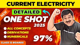 Current Electricity Detailed OneShot video Class12 Current electricity class 12 one shot ncert 2025 [upl. by Oiracam]