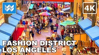 4K Santee Alley Shopping Market in Downtown Los Angeles California USA Walking Tour 🎧 [upl. by Aciram]