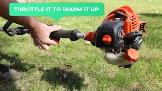 Echo weed eater leaking gas Repaired  SRM 225 Tune Up [upl. by Aniuqahs]