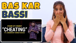 Cheating  Stand Up Comedy ft Anubhav Singh Bassi  Reaction Girls [upl. by Atiluj]