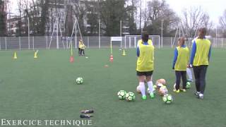 Travail technique  Stéphanie TROGNON  Pôle espoir de Strasbourg [upl. by Airpal]