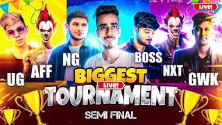 CSW OFFICIAL TOURNAMENT 😘 SEMI FINAL 🥰 NXT vs GWK vs AFF 😍 nonstopgaming classyff cswlive [upl. by Chara]